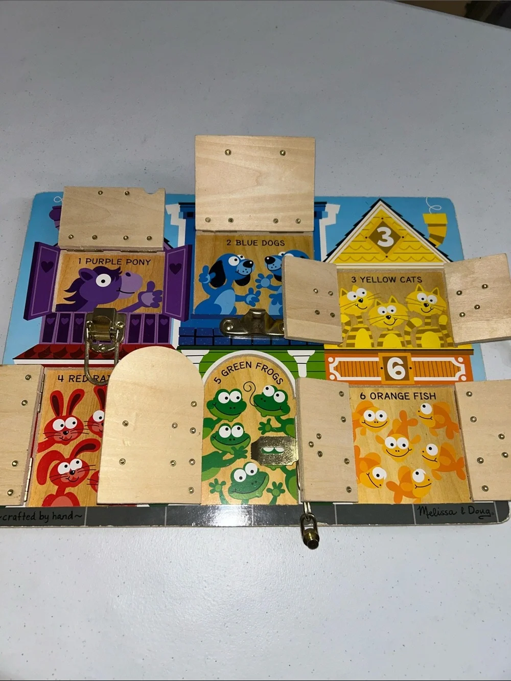 Melissa & Doug Kids Latch Board Ages 3*
